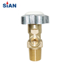 Промышленный газовый аргонный баллонный клапан с сертификацией TPED Sian Brand
