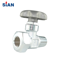 QF-7D2 Надежный промышленный газовый клапан марки SiAN O2/Air/N2 Цилиндр осевого типа Латунный газовый клапан